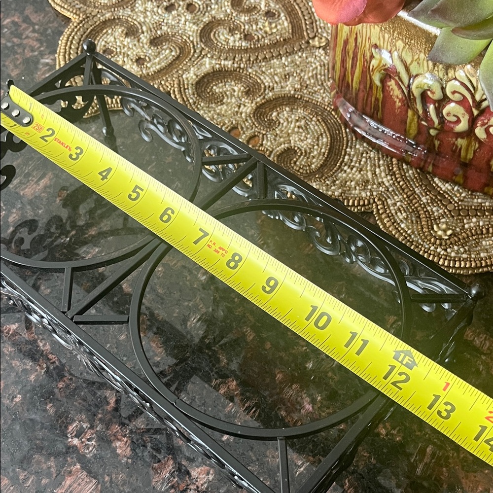 Elegant Black Pet Feeder Stand WITHOUT Bowls - Picture 7 of 10